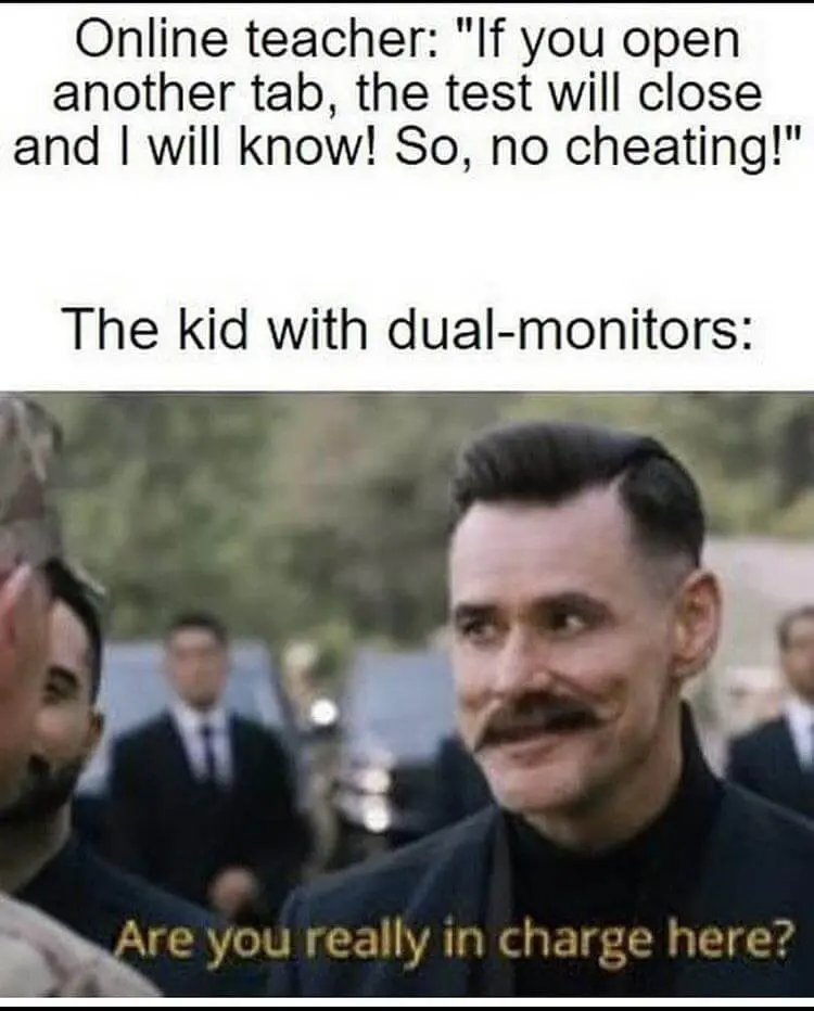 Dual monitors meme