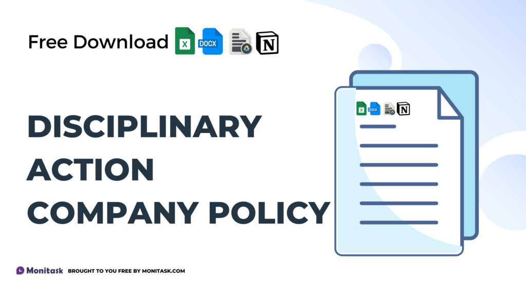 Disciplinary Action Company Policy - Best Practices and Free Download