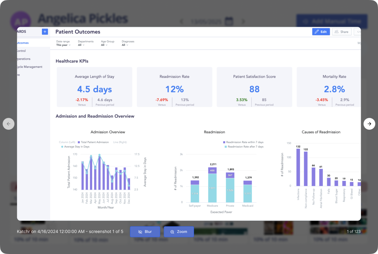 Screenshot of Automatic Activity Monitoring for Accountability
