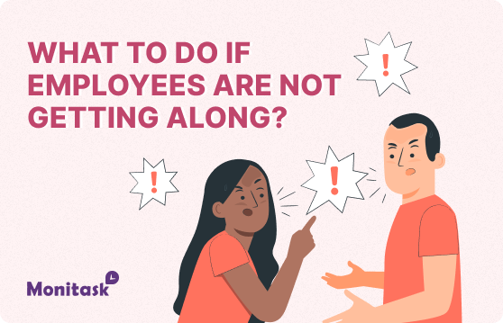 Illustration of the topic: What to do if employees are not getting along