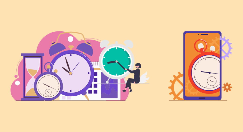 Traditional method use online timesheets for track time