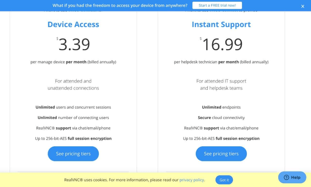 realvnc remote computer monitoring