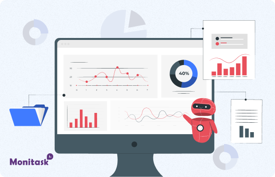 Monitask. Ilustración de Recursos Humanos: La analítica predictiva transformando la gestión del talento