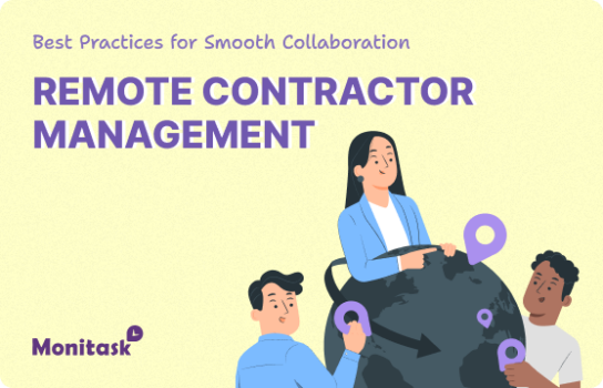 Illustration of Remote contractor management